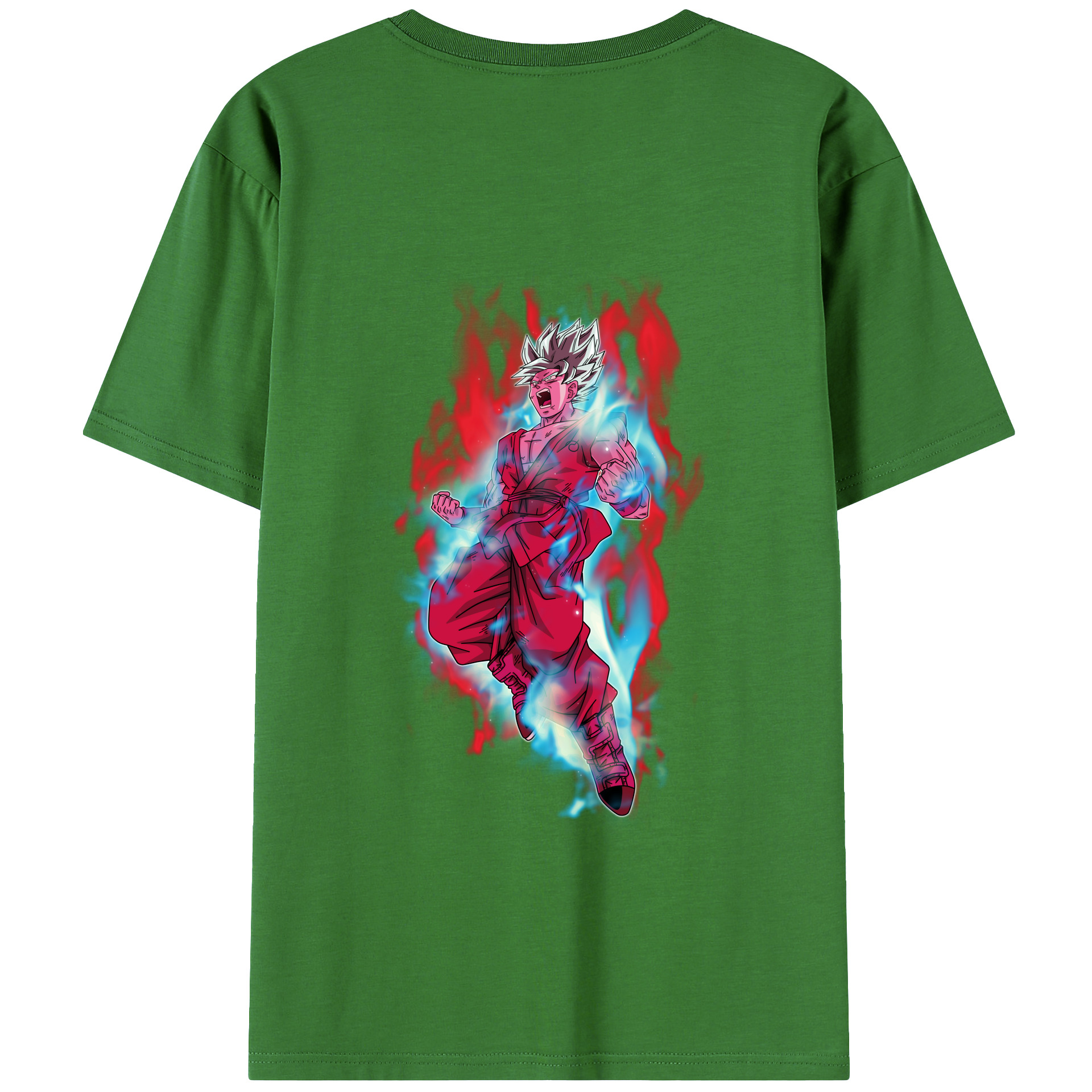 （画像用） ドラゴンボール 孫悟空（そん ごくう）Son Goku カカロット DRAGON BALL Kakarotto レディース半袖Tシャツ(バックプリント)